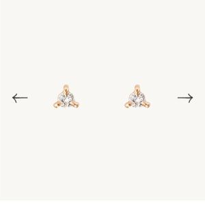 Catbird Petite Angel Hair Diamond Stud (Pair)